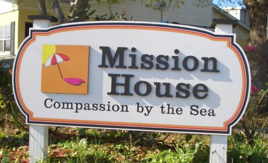 Mission House in Jacksonville Beach Florida front sign